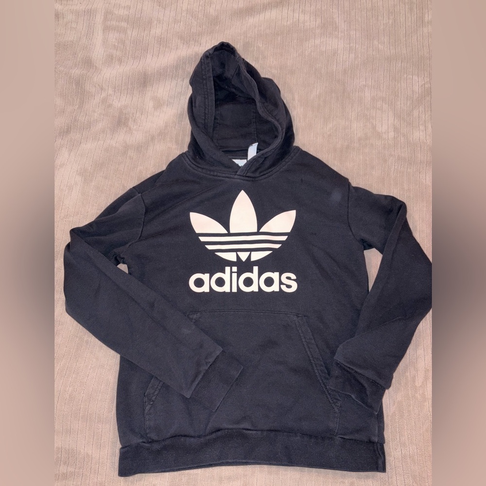 Boys Medium adidas Black Hoodie